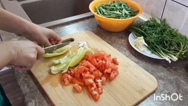 Зелёная стручковая фасоль-Как вкусно приготовить на гарнир смотреть онлайн