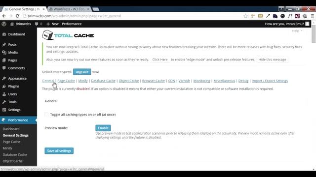 How to setup and configure w3 total cache for WordPress 2015- bangla tutorial смотреть онлайн