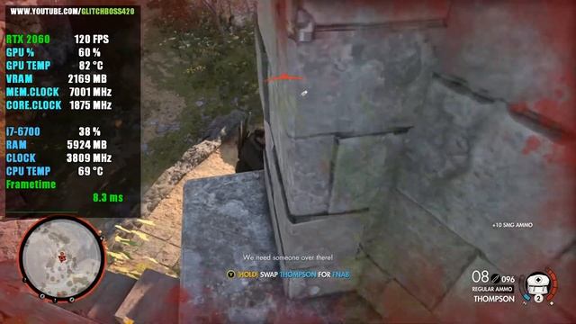 Sniper Elite 4 | RTX 2060 6GB + i7-6700 + 16GB RAM смотреть онлайн
