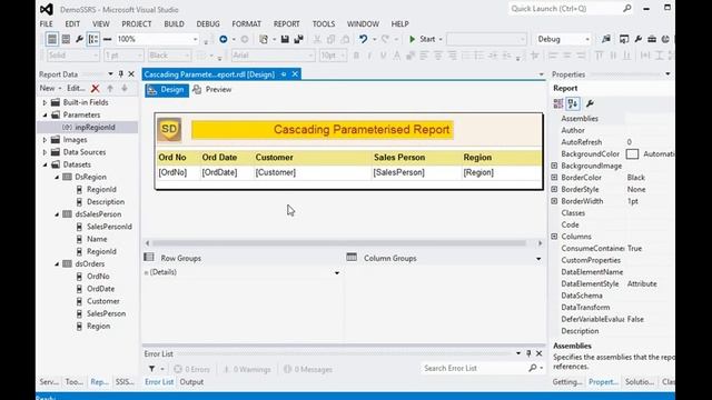 SSRS - How to create Multiple (Cascading) Parameterised Report in SSRS смотреть онлайн