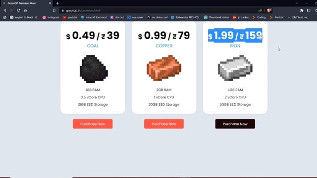 India's Best 24/7 Minecraft Hosting | GrootOP Minecraft Hosting | Mentcrafter смотреть онлайн