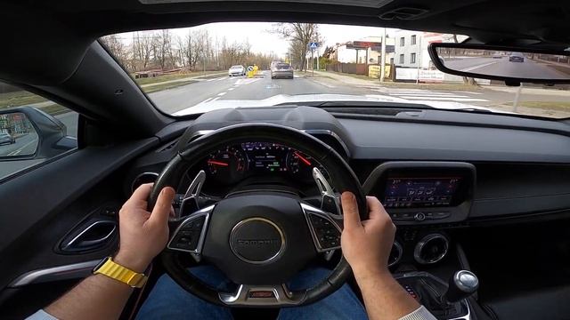 2019 Chevrolet Camaro SS V8 466hp - POV Test Drive exhaust sound, powerslide and acceleration V-MAX смотреть онлайн
