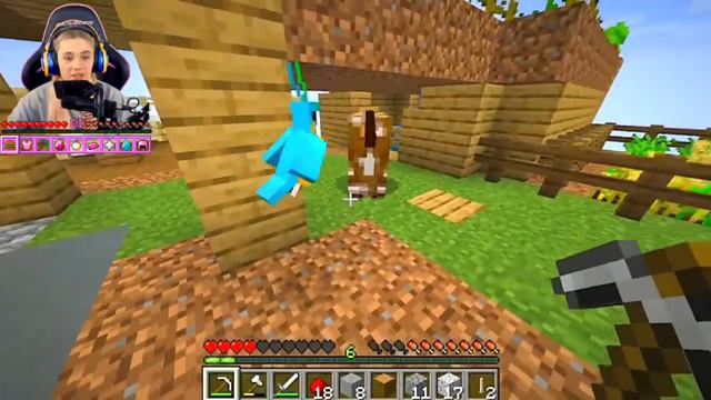ОГРОМНЫЙ ЗООПАРК В МАЙНКРАФТ! СКАЙБЛОК, НО У МЕНЯ ОДИН БЛОК! MINECRAFT ВЫЖИВАНИЕ НА ОСТРОВЕ! смотреть онлайн