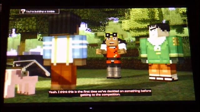 Minecraft Story Mode Episode 1 Part 1 Xbox 360 Version