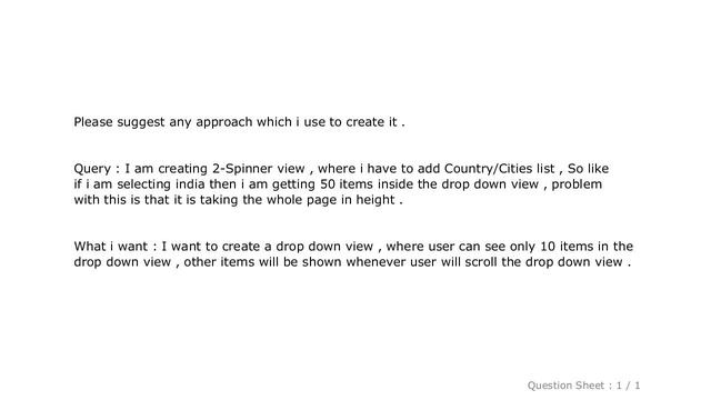 Android : How to limit the height of Spinner drop down view in Android смотреть онлайн