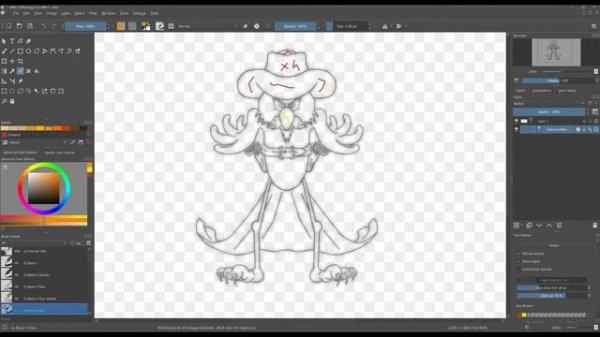 KRITA TUTORIAL: REMOVE WHITE BACKGROUND  + COLORIZE FASTER.