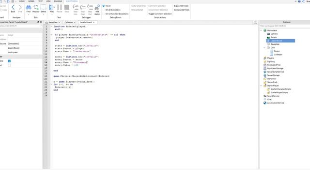 Получение денег за сбор монетки - уроки по Roblox Studio смотреть онлайн