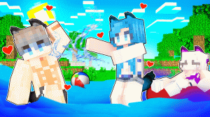 Альфа и Девочки ШАЛЯТ На Пляже в Майнкрафт! [8]