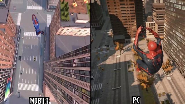 The Amazing Spider man 1 Mobile Vs Pc | spider-man 2021! смотреть онлайн