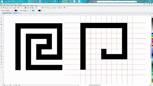 Corel Draw Tips & Tricks Greek Pattern Square one смотреть онлайн