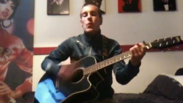 The Drugs Dont Work The Verve acoustic guitar cover смотреть онлайн