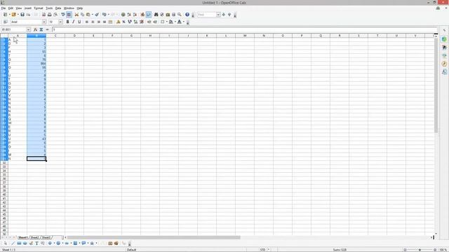 Open Office Calc Spreadsheets - Sort Columns - ascending order / descending order смотреть онлайн