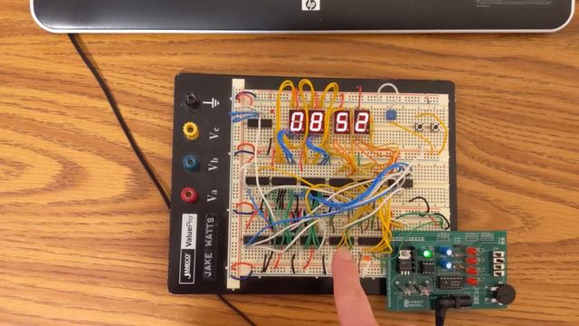 Digital Clock TTL circuit (Overview) смотреть онлайн