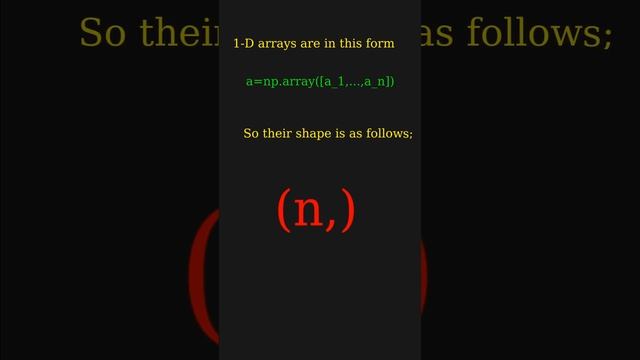 Shape of a NumPy array in Python смотреть онлайн
