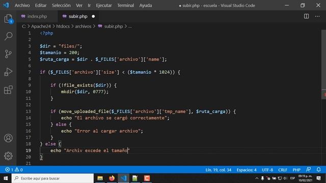 Subir archivos al servidor con PHP смотреть онлайн