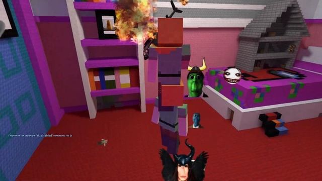 All Nicos Nextbots and Obunga - Сolorful House Minecraft [Garry's Mod] смотреть онлайн