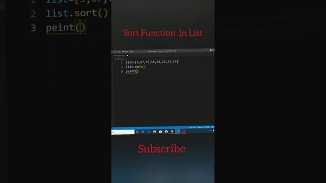 || PYTHON || Sort Function In List || In Hindi || #python #list #hindi смотреть онлайн