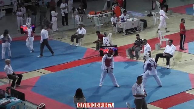 +65kg Hasan Karatas vs Tuncay Kerkez (2017 Turkish Cadet TKD Championships) смотреть онлайн