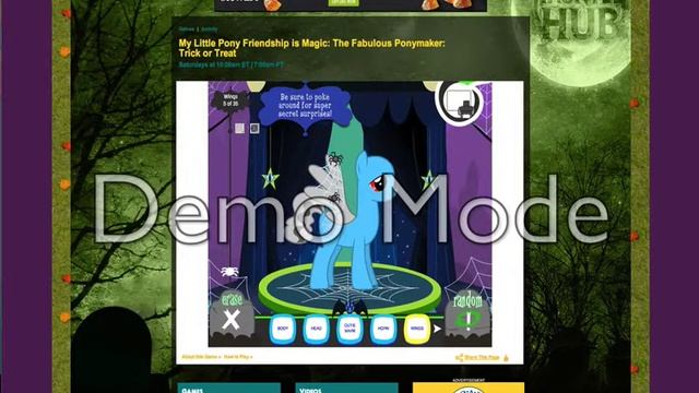 Just Playing Halloween Games!!!!!! Ep.1 The Fabulous Ponymaker: Trick Or Treat!