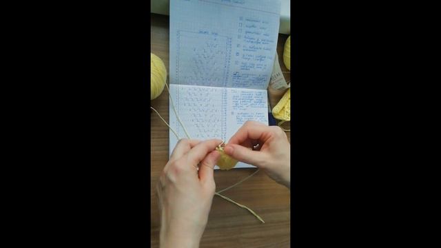 Вязание спицами_Узор "Маленькое перышко" смотреть онлайн