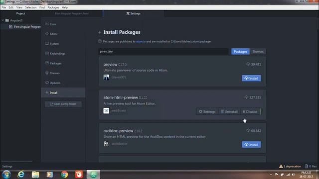 Atom Editor Live Preview in Hindi смотреть онлайн
