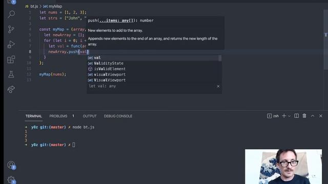 Brainteaser: forEach Implementation смотреть онлайн