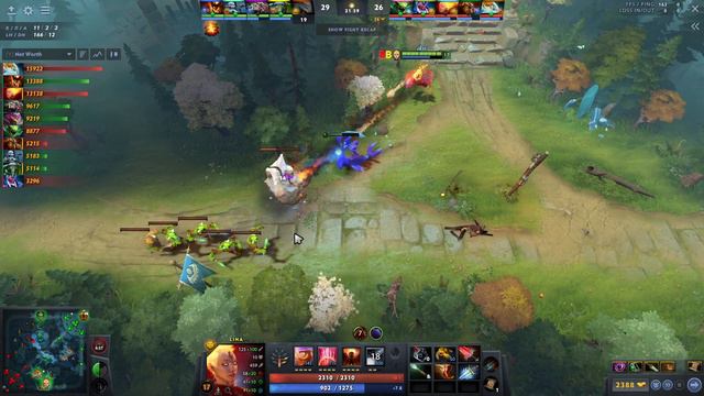 Lina Dota 2 Gameplay T1.Ana with 21 Kills and satanic - TI12 смотреть онлайн