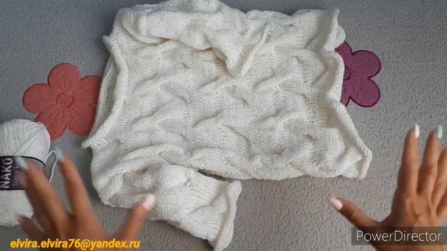 ДЖЕМПЕР КОСИЧКАМИ/МАСТЕР КЛАСС/ОБЗОР/ВЯЗАНИЕ смотреть онлайн