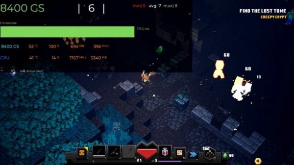 *NVIDIA 8400 GS in 30 GAMES  (Test in 2022-2024)