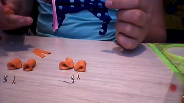 Полимерная глина. Бантики серьги смотреть онлайн