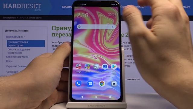 Как поменять язык клавиатуры на HTC Desire 20 Pro — Языковые настройки смотреть онлайн