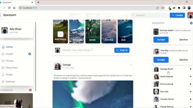 Better then Facebook - Build this design using React and Tailwindcss #react смотреть онлайн
