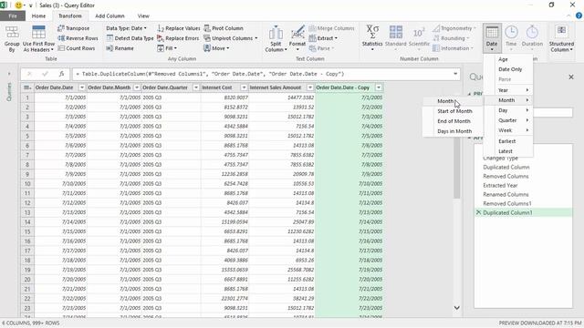 Date Transform available with power query смотреть онлайн