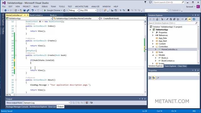 Модуль 45. Основы валидации в ASP.NET MVC 5 смотреть онлайн