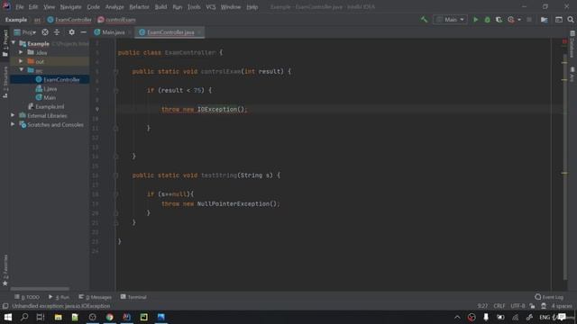 6 Checked and Unchecked Exceptions смотреть онлайн