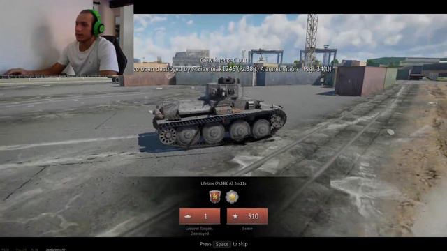 I think I should switch to tanks after today!!! War Thunder смотреть онлайн