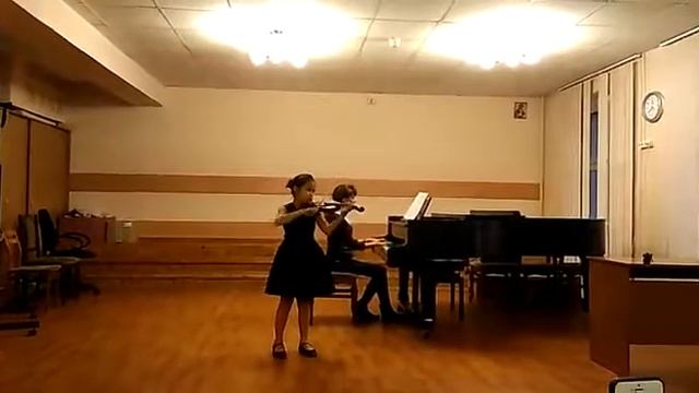 Гарифуллина Сафина (8 лет) - Скрипка, Тамбурин, Л.Обер смотреть онлайн