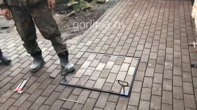 Люки под брусчатку 800*800*90 ? 2 колодца Челябинск смотреть онлайн