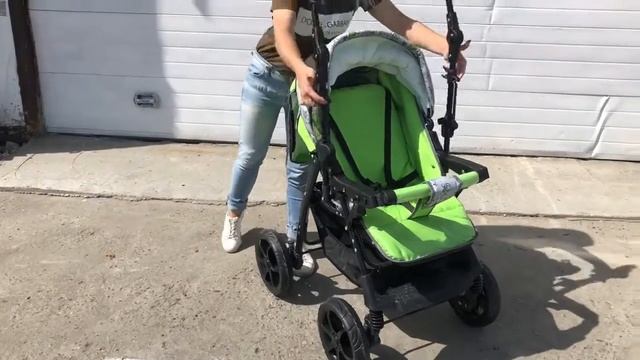 Обзор коляски Стек Гном с пластиковыми колесами смотреть онлайн