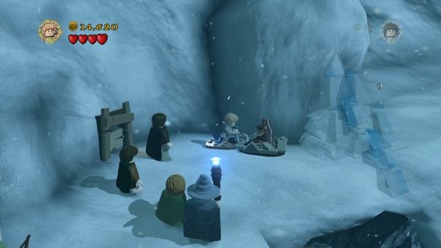 LEGO: Lord of the Rings The Game - Walkthrough Gameplay Part 4 - The Pass of Caradhras (1080p) смотреть онлайн