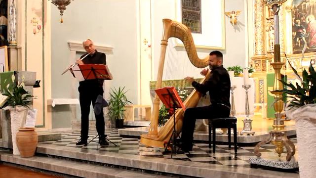 Stanislao Gastaldon - Musica proibita - Giovanni Mareggini, flauto - Davide Burani, arpa смотреть онлайн