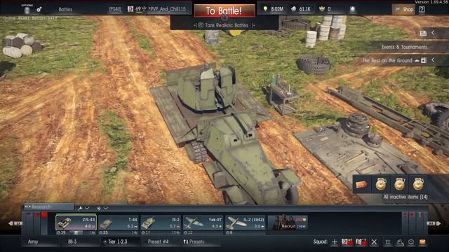War Thunder -T44 Time смотреть онлайн