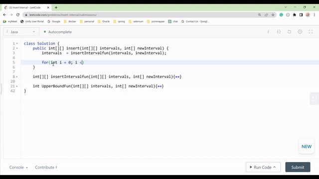 57. Insert Interval Java Solution Approach 2- Binary Search смотреть онлайн