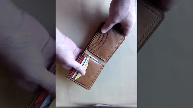 кожаное портмоне кошелёк мужской из кожи ручной работы handmade смотреть онлайн