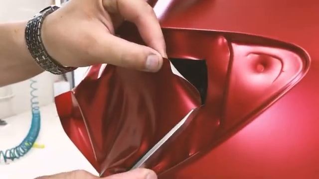 KIA CERATO Оклейка в Красный Сатин смотреть онлайн