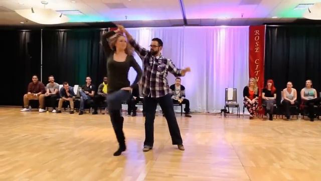 Improvised West Coast Swing Dance by PJ Turner & Tashina Beckmann - Inspirational JnJ (2017) смотреть онлайн