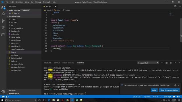 #24 Splash screen in React Native Android | Static and dynamic splash screen смотреть онлайн