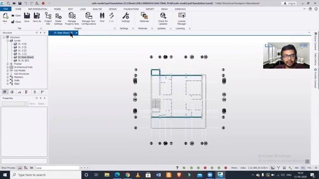 Reopen the building in 3d view in Tekla structural designer || 3d view in TSD missing || TSD смотреть онлайн