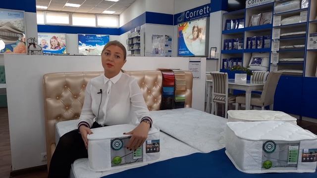 Матрас De luxe light - гиппоалергенный, с усилением по периметру смотреть онлайн