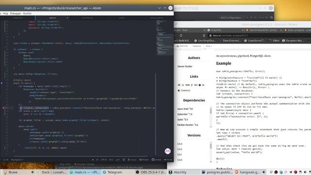 Implementacja event message i graphql w Rust 2 смотреть онлайн